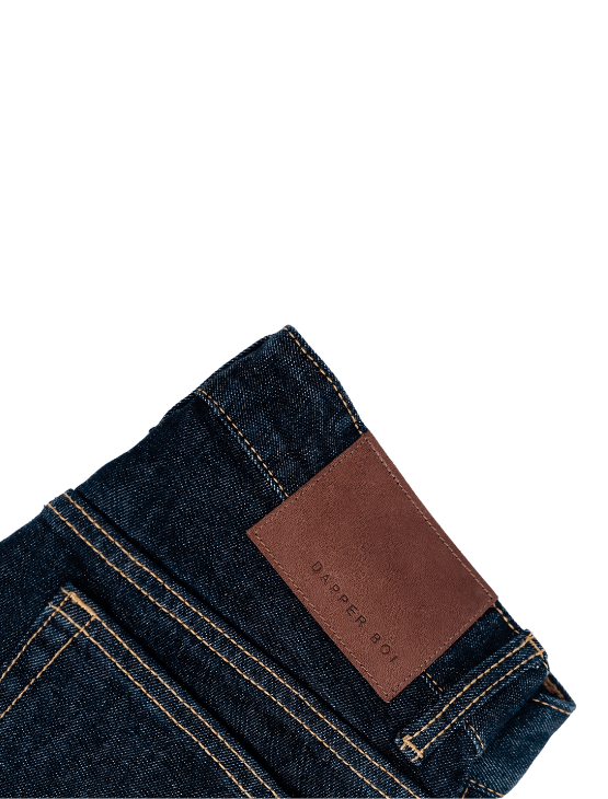 Dapper Boi Jeans PRE-ORDER: Slim-Straight, Premium Indigo Stretch Jeans