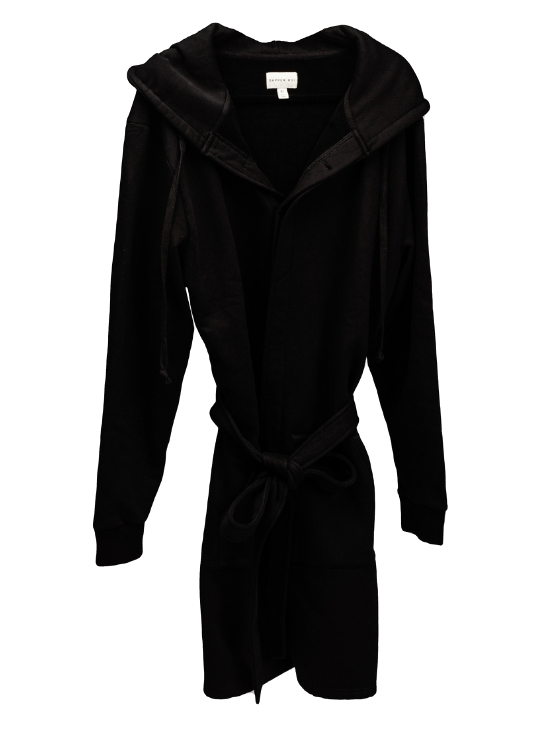 Dapper Boi Robes Black DB Hoodie Robe