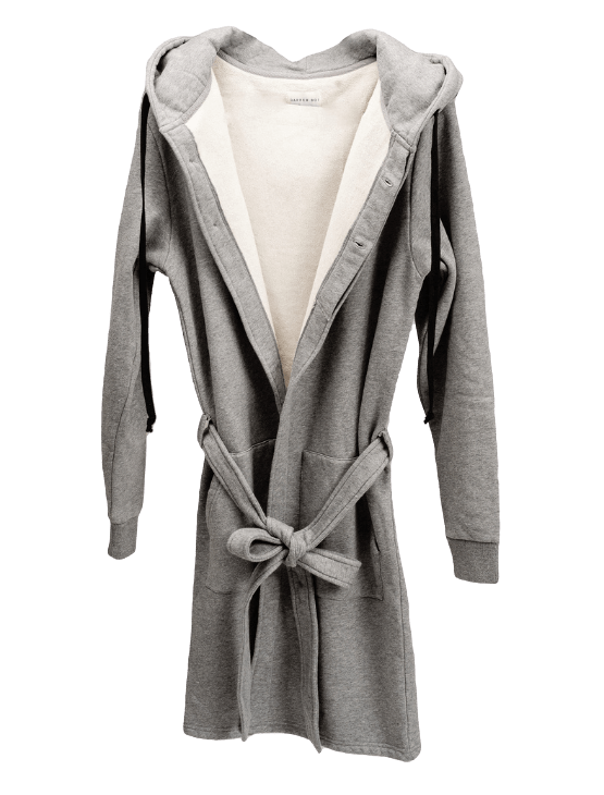 Dapper Boi Robes Grey Melange DB Hoodie Robe