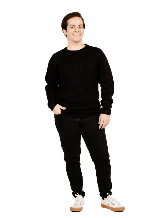 Dapper Boi Shirts Black Crew Neck Sweater