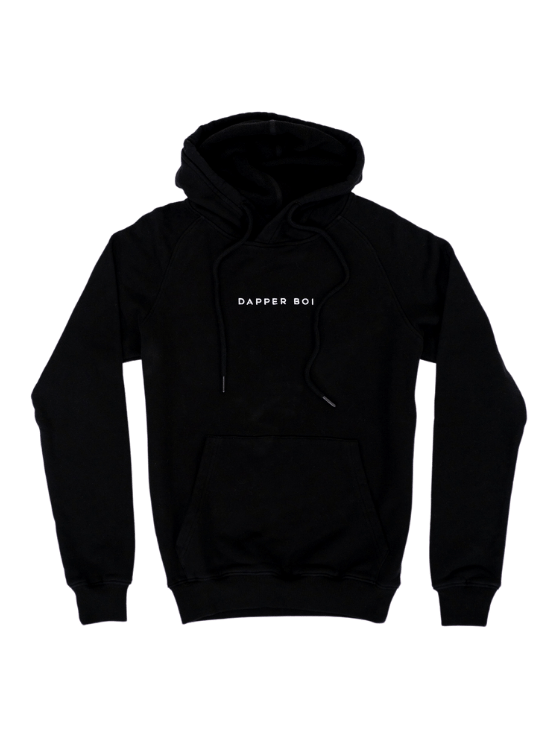 Dapper Boi Shirts Black Pullover Hoodie