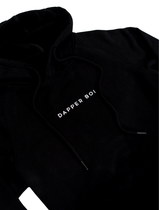 Dapper Boi Shirts Black Pullover Hoodie