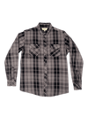 Dapper Boi Shirts Grey Plaid Flannel Button-Up