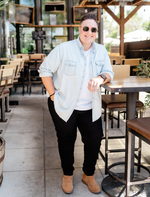 Dapper Boi Shirts Light Blue Denim Button-Up