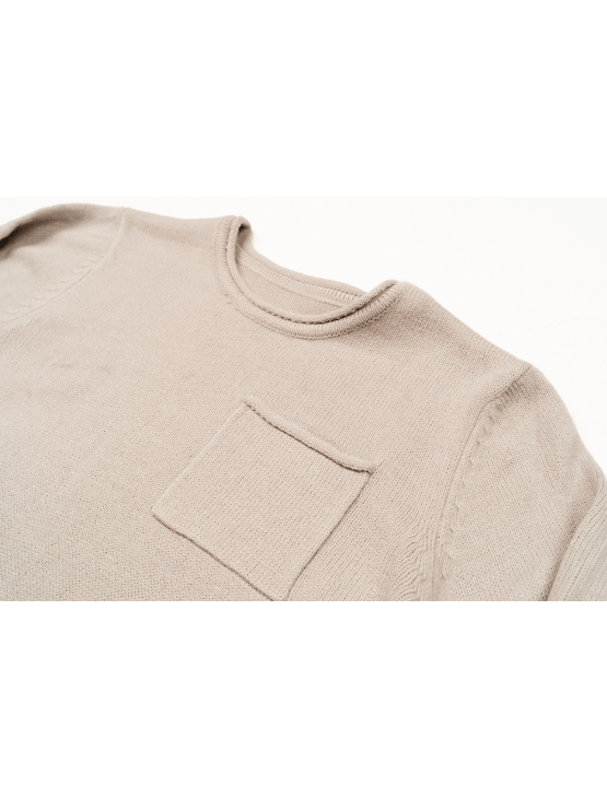 Dapper Boi Shirts Light Grey Crew Neck Sweater