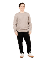Dapper Boi Shirts Light Grey Crew Neck Sweater