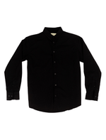 Dapper Boi Shirts PRE-ORDER CAMPAIGN: Black Poplin Long Sleeve Button-Up