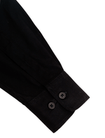 Dapper Boi Shirts PRE-ORDER CAMPAIGN: Black Poplin Long Sleeve Button-Up