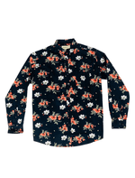Dapper Boi Shirts PRE-ORDER CAMPAIGN: Blue Bloom Poplin Long Sleeve Button-Up