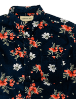 Dapper Boi Shirts PRE-ORDER CAMPAIGN: Blue Bloom Poplin Long Sleeve Button-Up