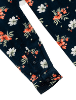 Dapper Boi Shirts PRE-ORDER CAMPAIGN: Blue Bloom Poplin Long Sleeve Button-Up