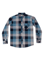 Dapper Boi Shirts PRE-ORDER CAMPAIGN: Blue Plaid Poplin Long Sleeve Button-Up