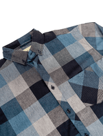 Dapper Boi Shirts PRE-ORDER CAMPAIGN: Blue Plaid Poplin Long Sleeve Button-Up