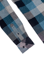 Dapper Boi Shirts PRE-ORDER CAMPAIGN: Blue Plaid Poplin Long Sleeve Button-Up