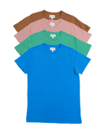 Dapper Boi Shirts PRE-ORDER: Essential Drop-Cut Crew Neck Summer 4-Pack