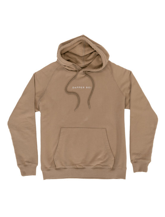 Dapper Boi Shirts Tan Pullover Hoodie