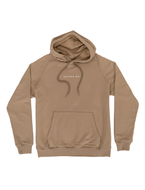 Tan hooded sweatshirt best sale