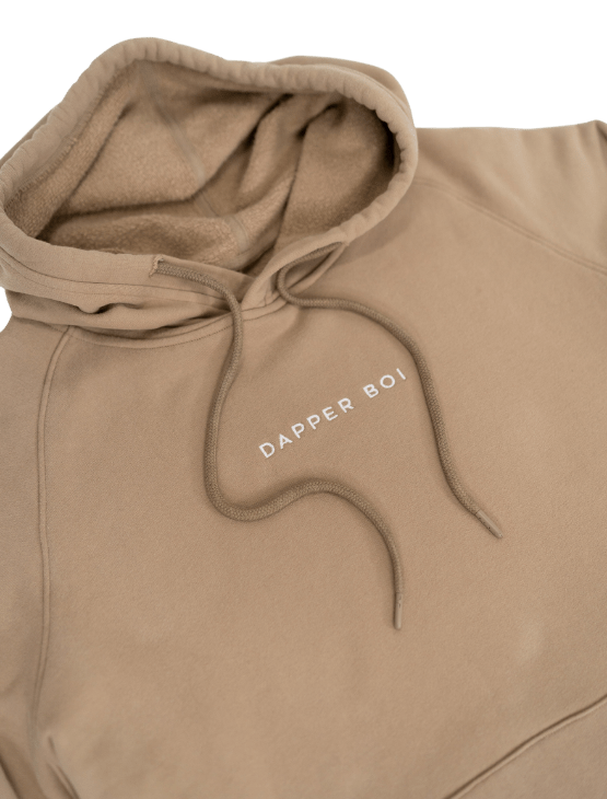 Dapper Boi Shirts Tan Pullover Hoodie