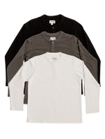 Dapper Boi Shirts The Essential Premium Henley 3-Pack 2.0