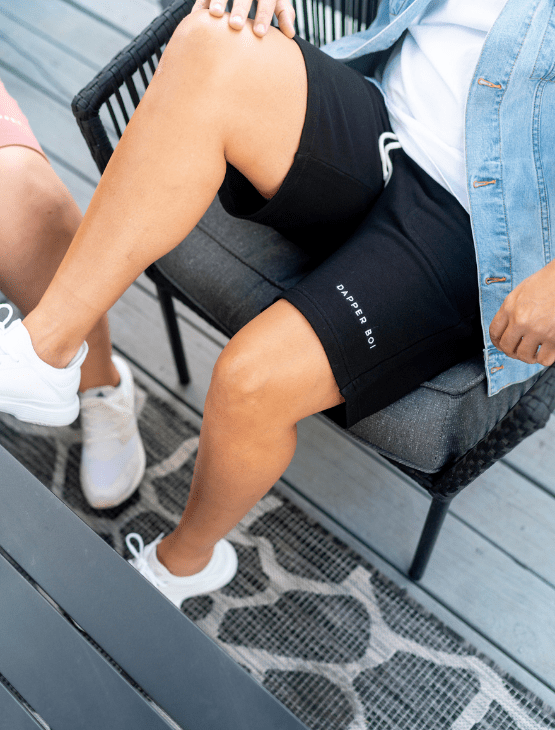 Dapper Boi Shorts Black Sweatshorts