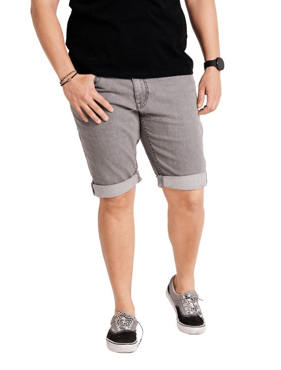 Dapper Boi Shorts PRE-ORDER CAMPAIGN: Light Grey Jean Shorts