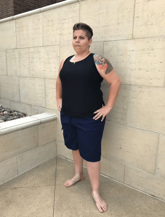 Dapper Boi Swim Black Swim-Sport Tank (without Swim Bra)