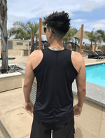 Dapper Boi Swim Black Swim-Sport Tank (without Swim Bra)