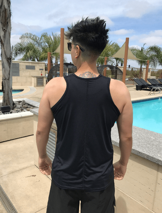 Dapper Boi Swim Black Swim-Sport Tank (without Swim Bra)